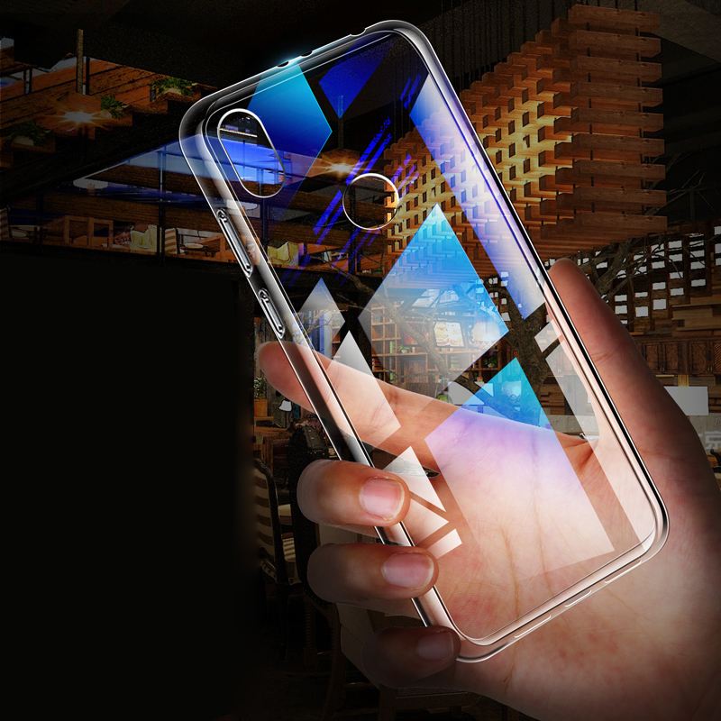 Funda transparente Xiaomi Redmi Note 6 7 Pro 5 Plus 4X 4A 5A 6A S2 para Xiaomi Mi Play A1 A2 Mi8 lite TPU funda de silicona transparente