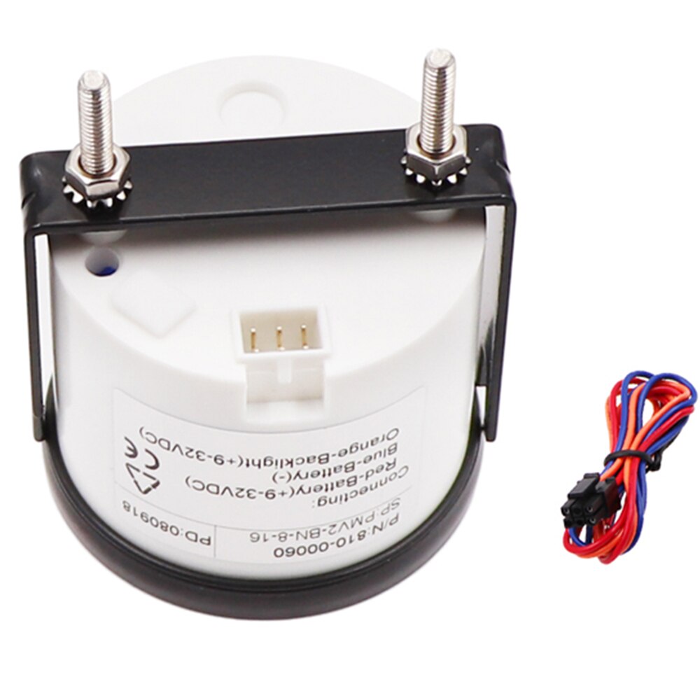 52 mm Marine Auto Voltmeter 8-16 V 18-32 V Waterproof Gauge For Motorcycle Car Boat Automobile With Red Backlight 12V 24V