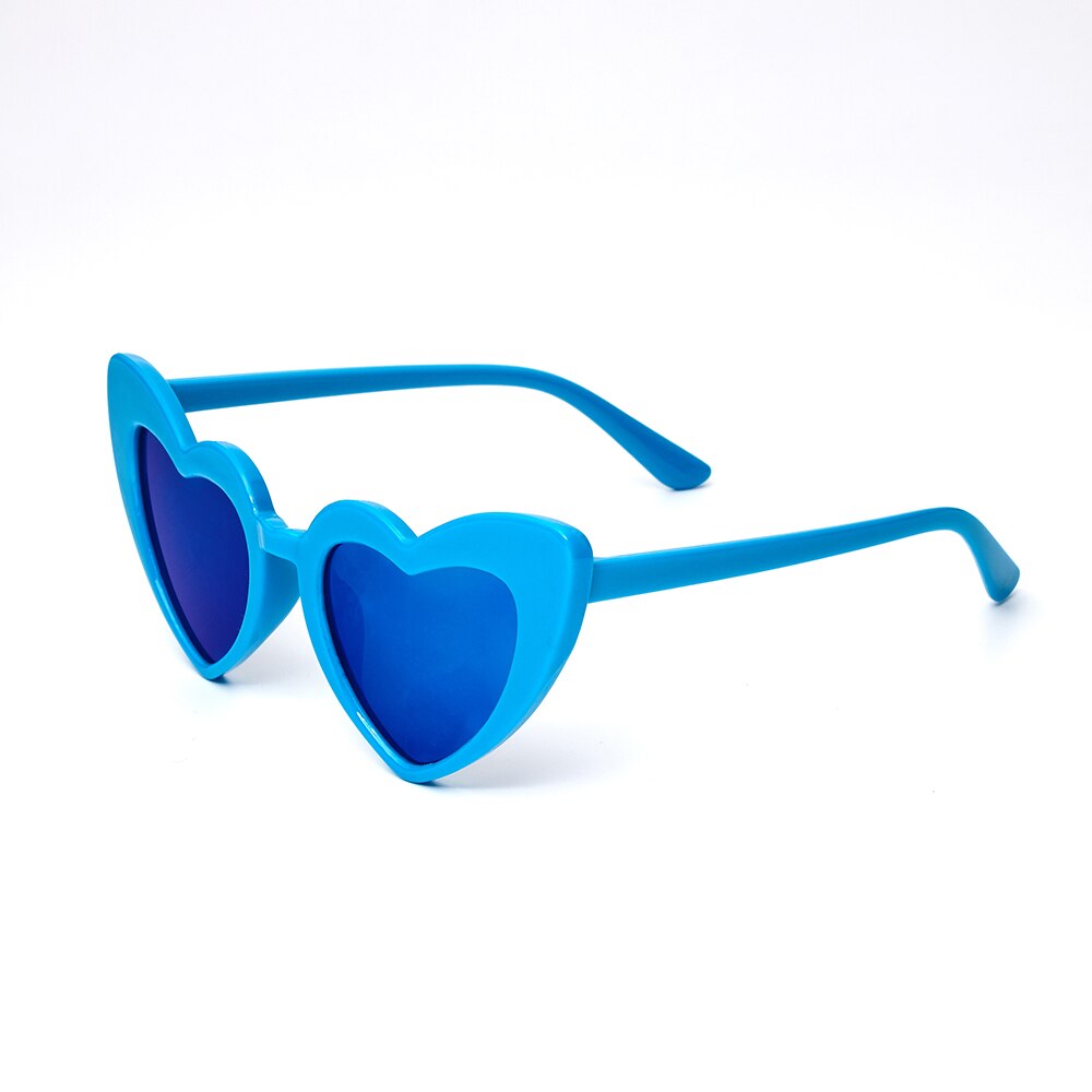 Gafas de sol con forma de corazón para niños y niñas, lentes de sol infantiles con forma de corazón, a la , con uv400,