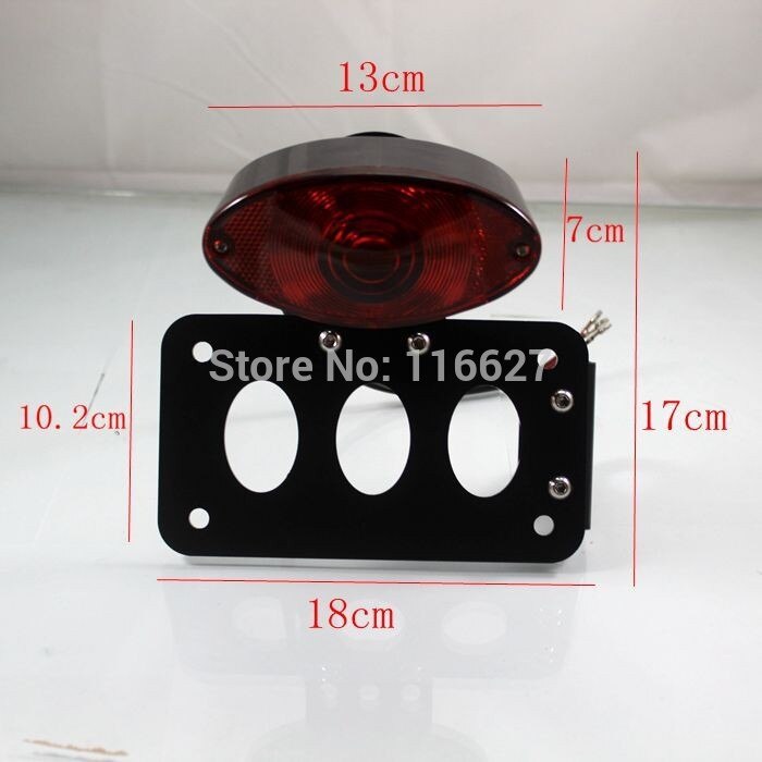 Brake Achterlicht Kenteken Beugel Sportster Chopper XL Bobber Custom DIY Black Side Mount Voor Harley