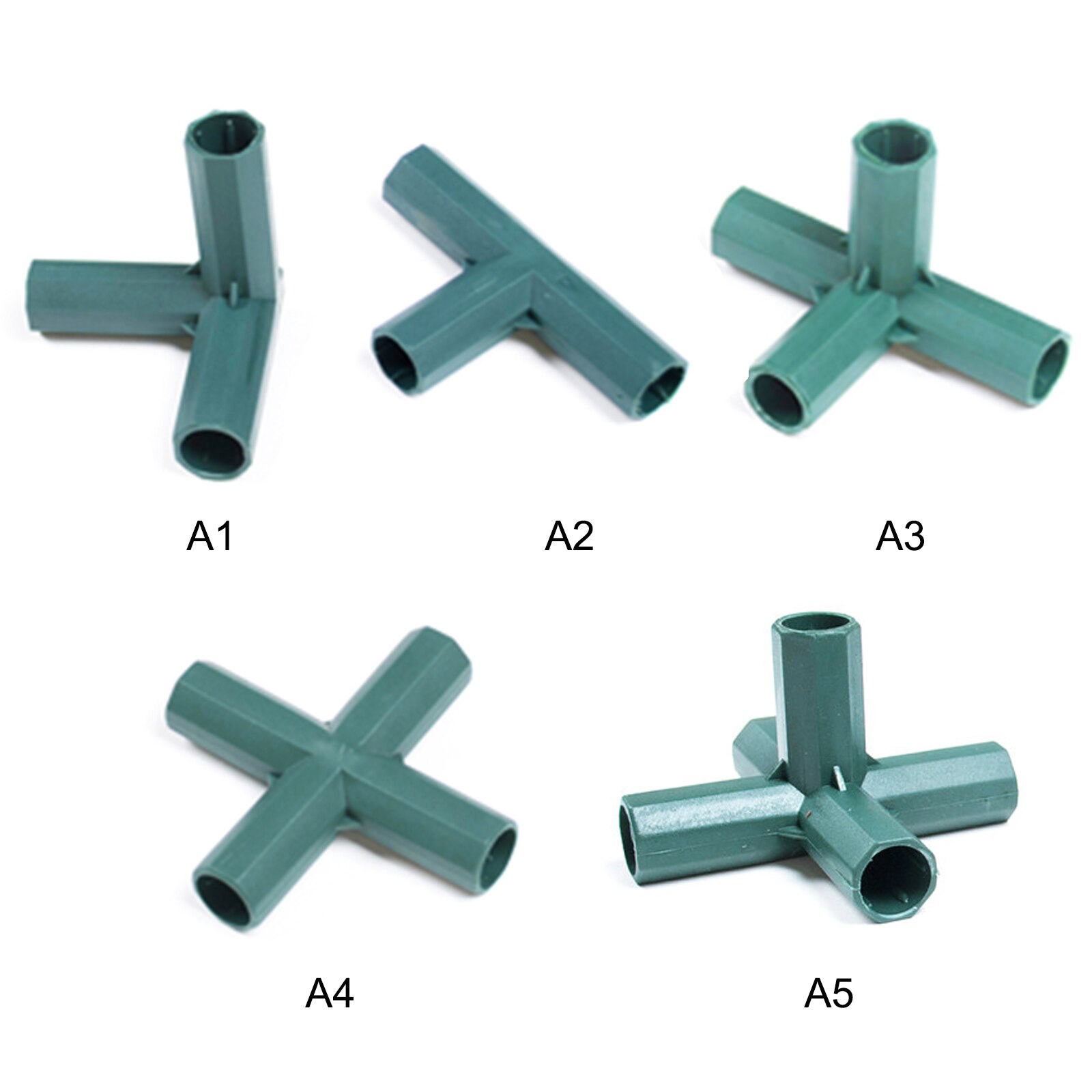 Tool Accessories Gardening Greenhouse Joint Pipe Pole Connecting Joints 6pcs Easy To Use 16mm 16 Mm PP Plastic Connectors