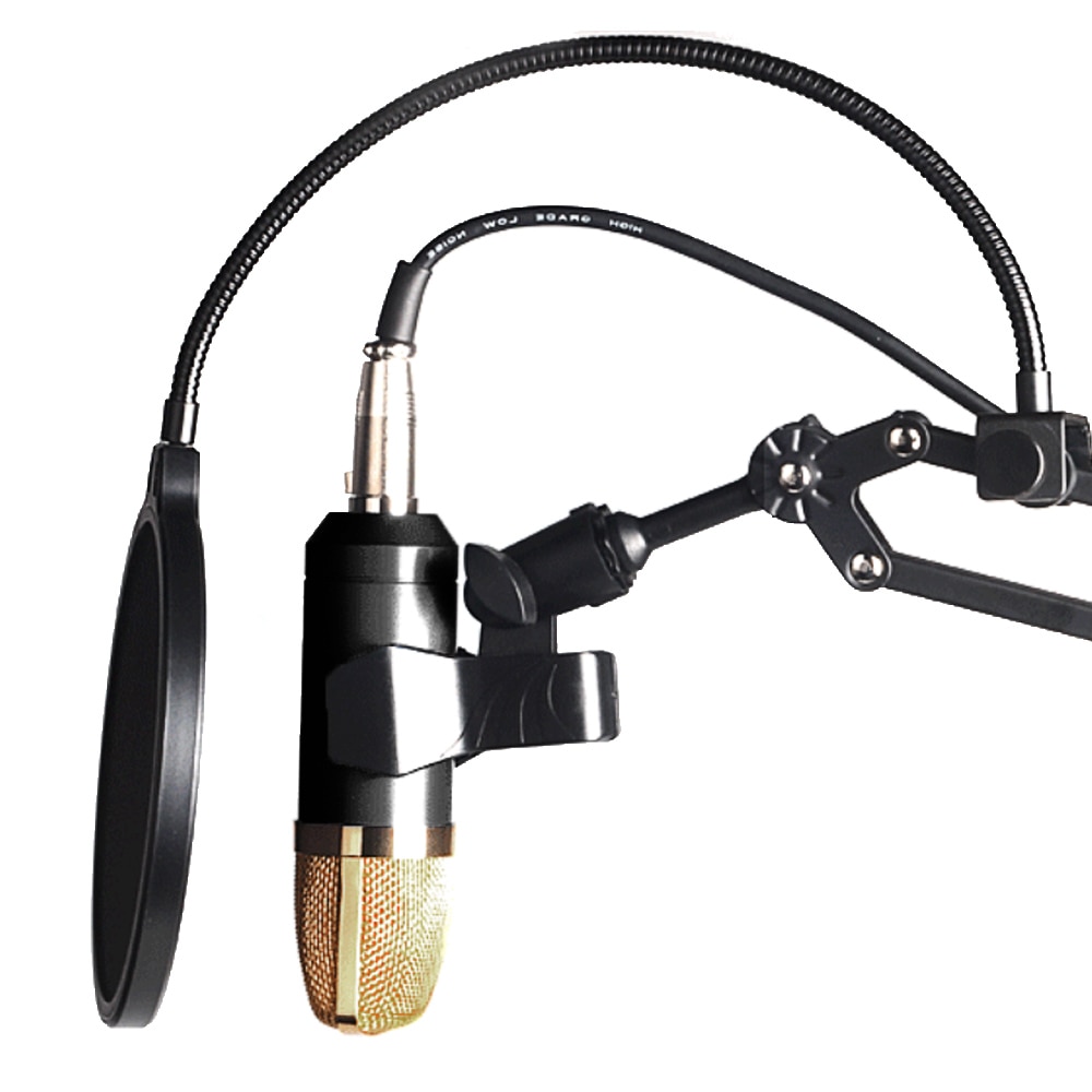 Besegad Studio Rundfunk Lied Klang Stimme Aufnahme Kondensator Mikrofon Microfone Mic Schock montieren Halfter einstellen