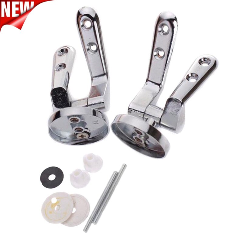 1 Set Standaard Vervanging Onderdelen Toiletbril Scharnieren Wc Bevestiging Bevestigingen