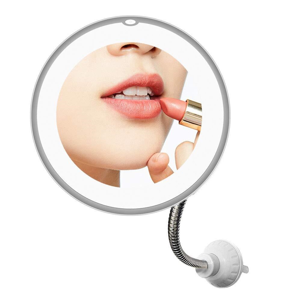 My Flexible Illuminated Mirror ,10x Mag Flexi with 360 Adjustable flexible make up mirror