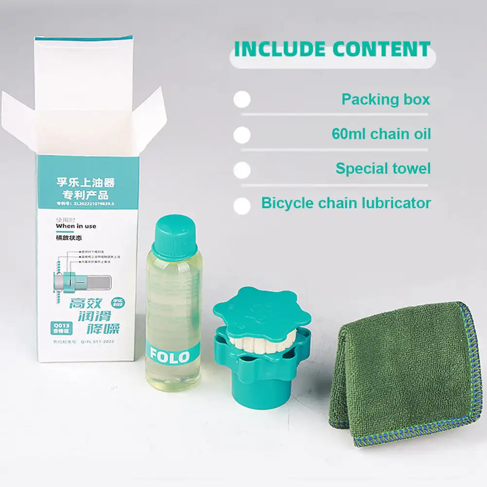 Lubricador de aceite para cadena de bicicleta, engrasador de cadena de bicicleta, limpiador de rodillos, dispositivo lubricante, accesorios de mantenimiento para bicicleta