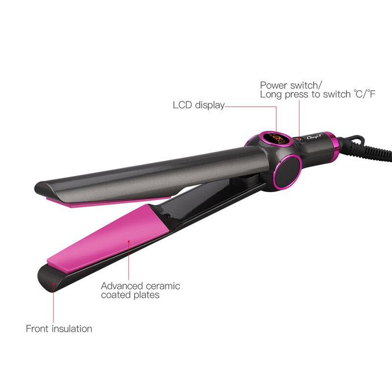 Mini Curly Hair Stick Portable Straight Roll Dual-use Hair Straightener Plywood Steam Styler Hair Straightener Styling Hair Tool