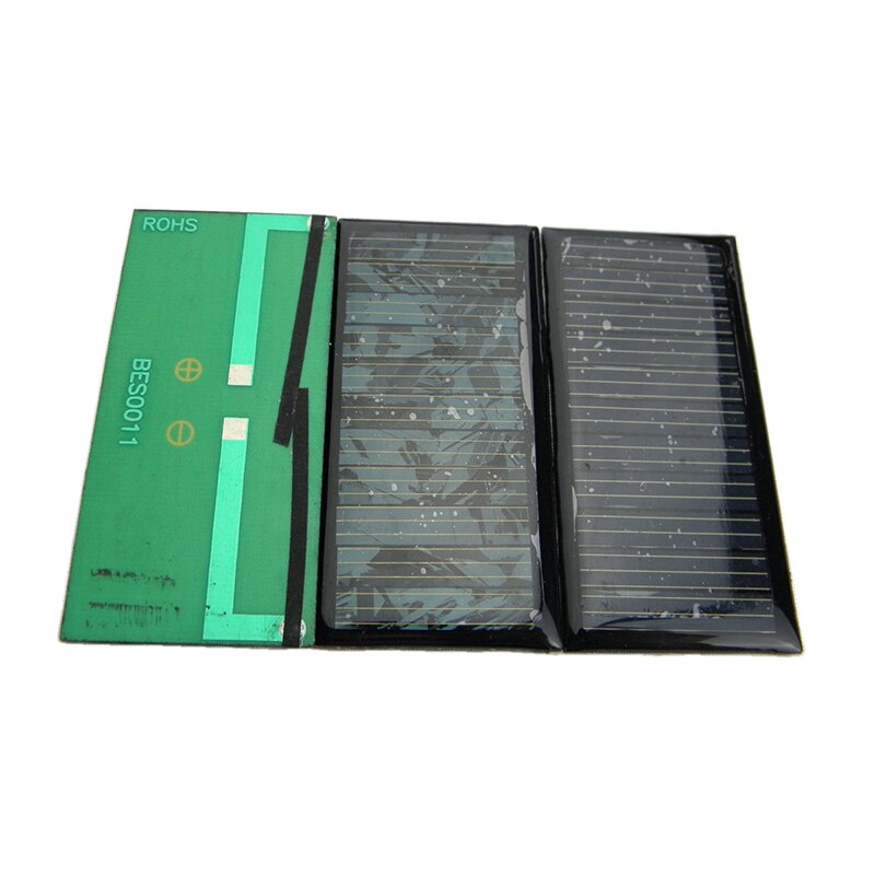 Lille solpanel chancs solcelle 5.5v 60ma polykrystallinsk kraft 0.33w 79 mm× 32.5mm