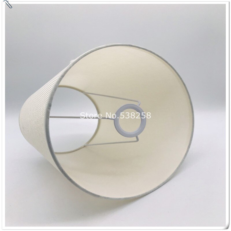 E27 Art Deco Lamp shades for table lamps pvc beige fabric lampshade round lamp shade modern style lamp cover for desk lamp