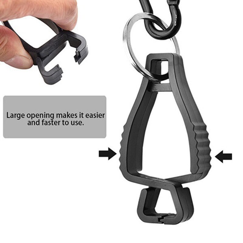 16Pack Glove Grabber Clip Holder,Work Safety Clip Glove Clip,Glove Clips For Construction,Firefighter Waist Hanger Clamp