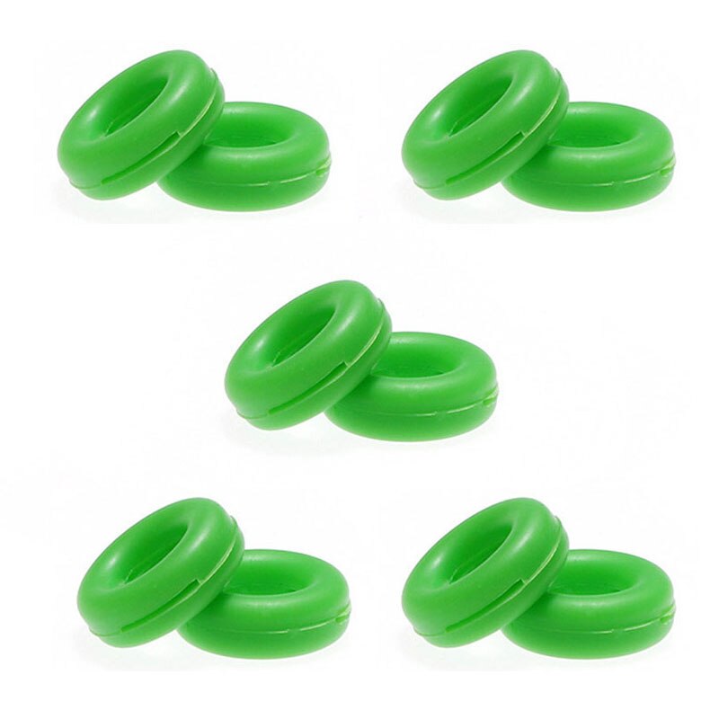 5Pairs Round Glasses Ear Hooks Eyeglasses Sports Temple Tips Anti Slip Silicone Grips Eyewear Accessories Silicone Non-slip: Green
