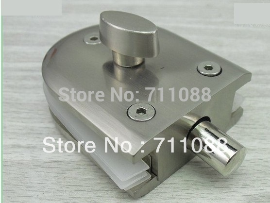 LT factory direct sell Single door glass lock swing bathroom door lock 6601 without key