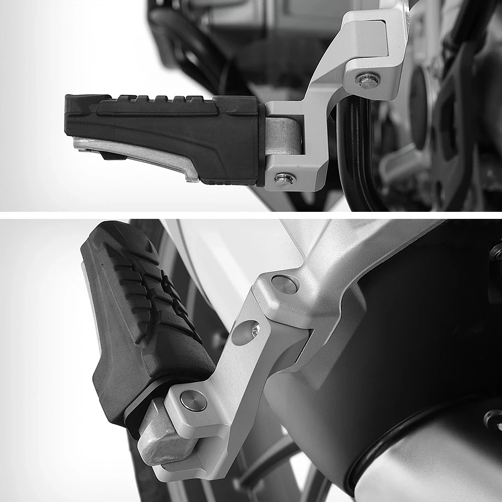 Voor Bmw R1200GS R1250GS/Adv Lc R1250 R1200 Gs Adventure Voetsteun Motorfiets Passenger Footpeg Verlagen kit Zilver