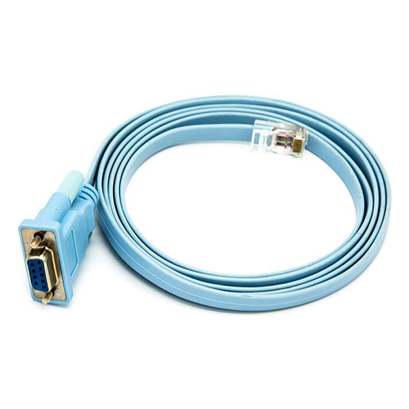 2X kabel sieciowy RJ45 kabel szeregowy Rj45 do DB9 i RS232 na USB (2 w 1) Adapter sieci Ethernet CAT5 kabel konsolowy LAN