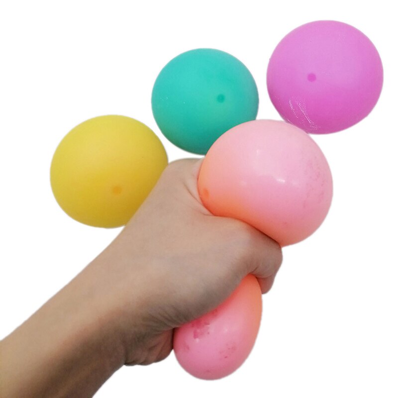 Pelota antiestrés para aliviar el estrés para niños y adultos, juguete antiestrés, pelota para apretar, agarre de mano