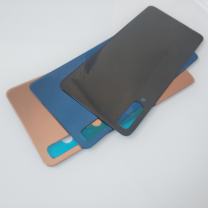 Dla Samsung Galaxy A7 2018 Tylna pokrywa baterii Szklane tylne drzwiczki Obudowa Obudowa Zamiennik dla Galaxy A7 2018 A750 A750F Etui na telefon