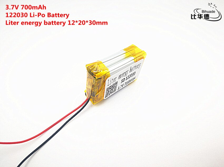 Liter energy battery Good Qulity 3.7V,700mAH,122030 Polymer lithium ion / Li-ion battery for TOY,POWER BANK,GPS,mp3,mp4