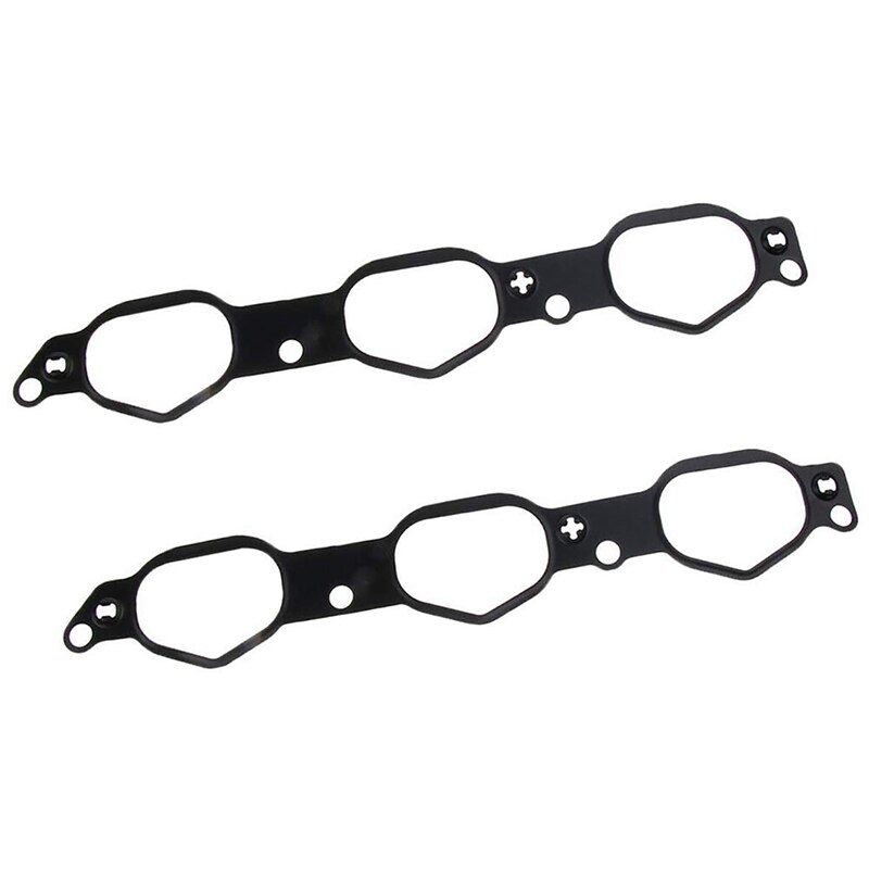 1 Pair Cheriezing Intake Manifold Gasket Set for Mercedes-Benz V6 6-Cylinder M272 2721412280 2721412380