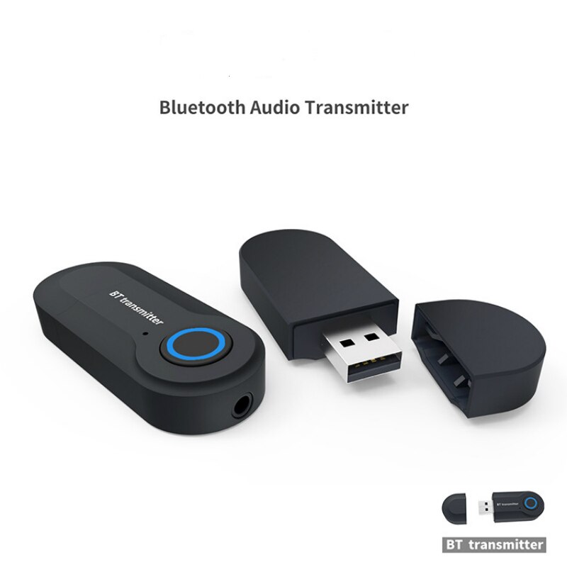 Transmissor sem fio Bluetooth Estéreo de 3.5MM Jack Adaptador de Áudio Música para o Telefone TV PC Fones De Ouvido Alto-falantes