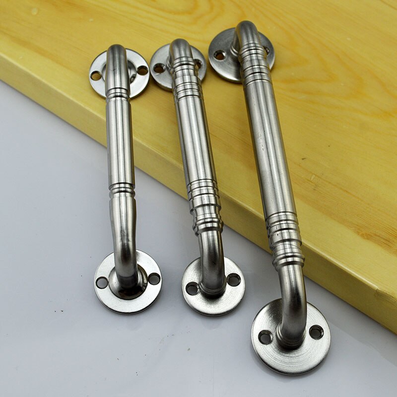 Stainless steel door handle Kitchen Door Cabinet Drawer Pulls and Knobs furniture handles Hardware Accessories