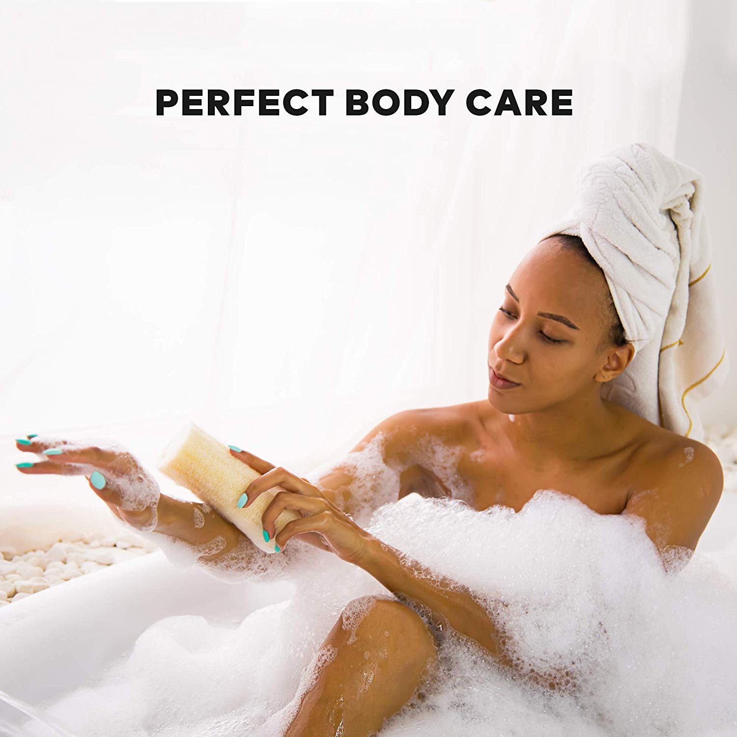 5 kpl luonnonmukaisia orgaanisia keittiön pesusieniä, suurikokoinen vartalon selänpesuaine miehille, naisille, aikuisille, kylpyläkauneudenhoitoon, kylpemiseen ja päivittäiseen hoitoon