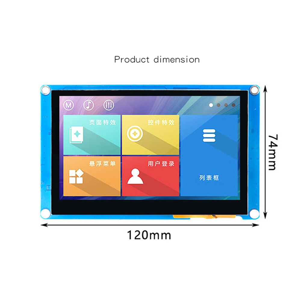 4.3 inch HMI serial port smart touch screen TJC4827X343_011C capacitive touch