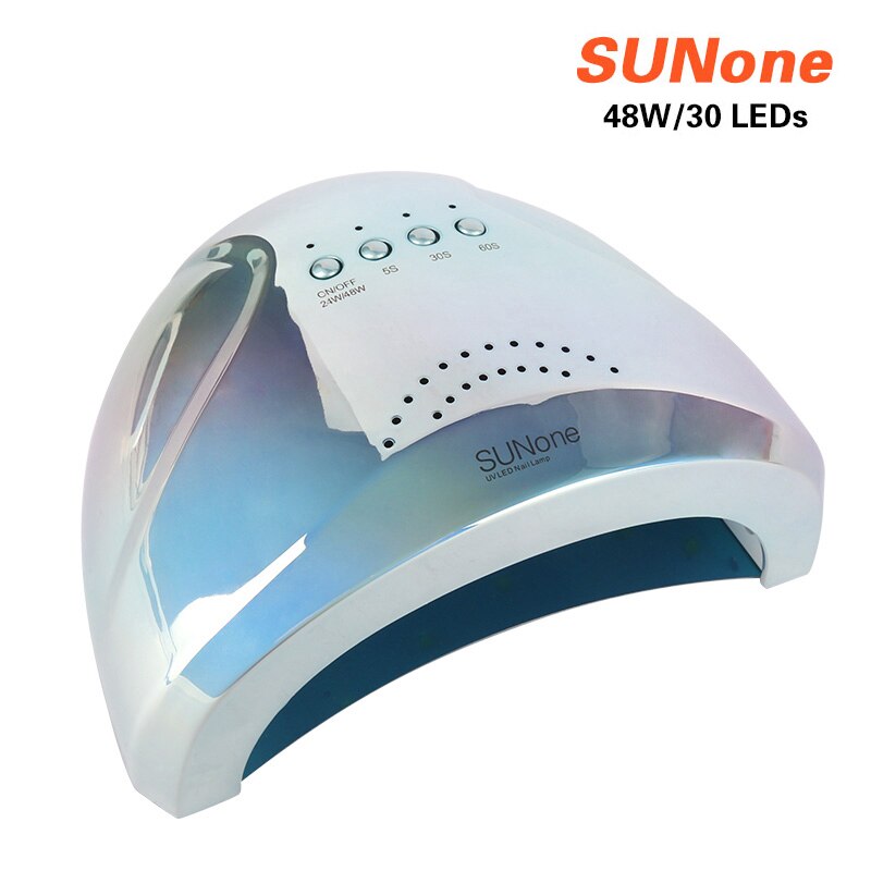 Secador de uñas , lámpara LED UV de 78W para todo tipo de esmaltes de uñas de Gel, 39 Uds. LED de secado rápido, con temporizador y Sensor inteligente: SUNONE-Blue
