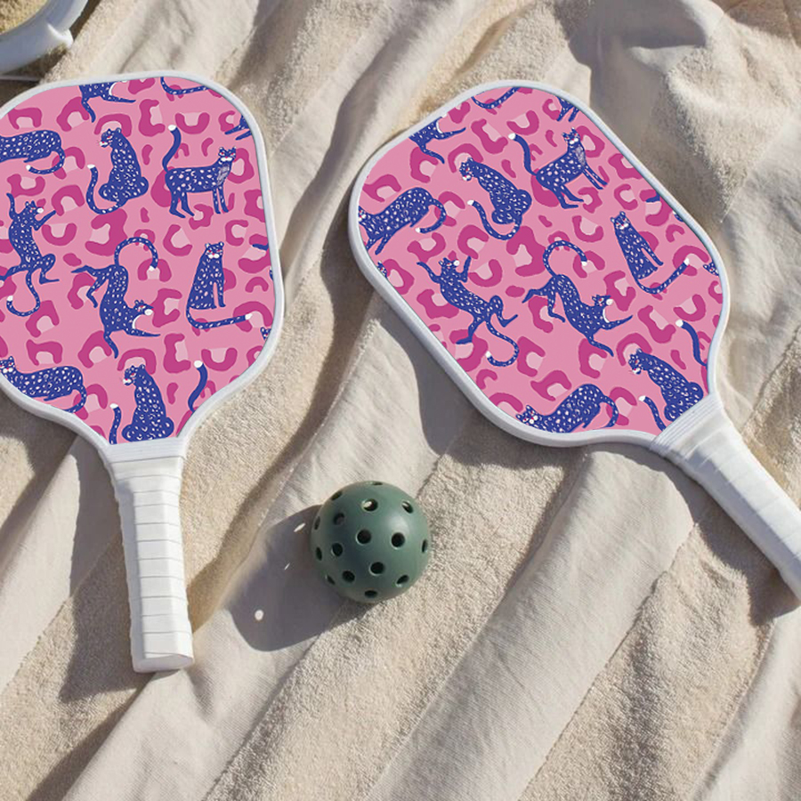 Lucky011 Thermoformed T700 Raw Carbon Fiber Fiberglas Pickleball Paddle Spin Strukturierte Oberfläche mit Schaumstoffkante Ergonomischer Griff