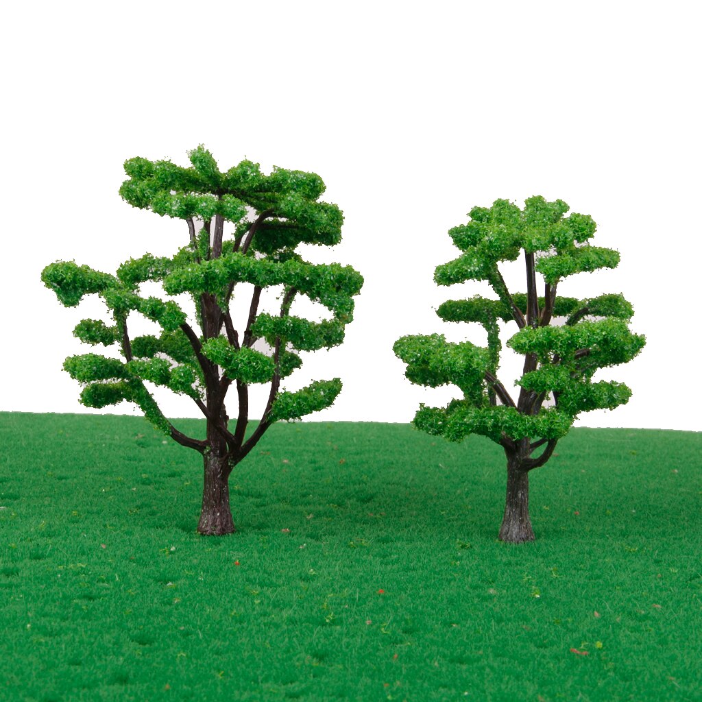 10 Green Model Tree Train Architecture Forest Scene Layout 1:100-1:150 HO N