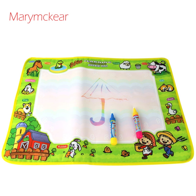 1 Pcs 50x36cm Kids Drawing Board Scratch Art Magic Water Drawing Mat Doodle Toy Kids Craft Water Painting with Water Pen