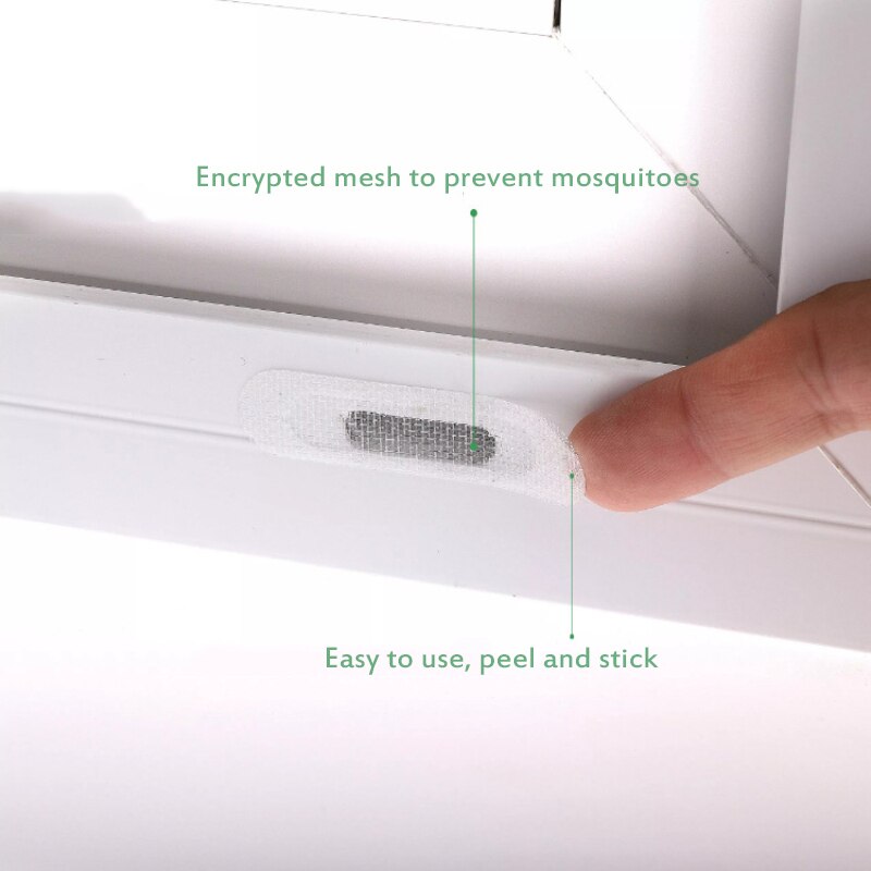 5 stk/sæt skærmvindue reparationstape anti-insekt fluedør vindue myggenet reparation tape patch klæbende vindues reparationsværktøj