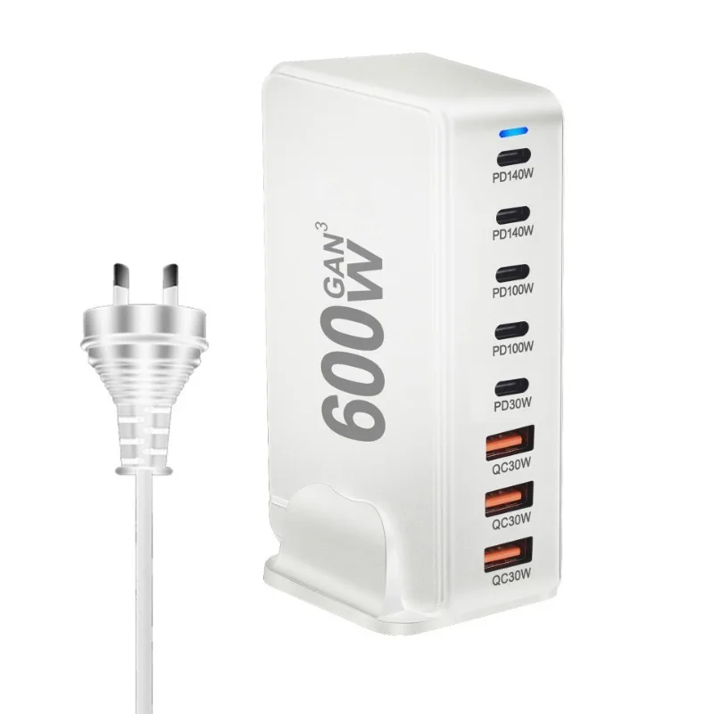 600w gan snellader met 3.0 usb-c-poorten (5c , 3apd 8 , draagbaar en geschikt voor tablets.: Br