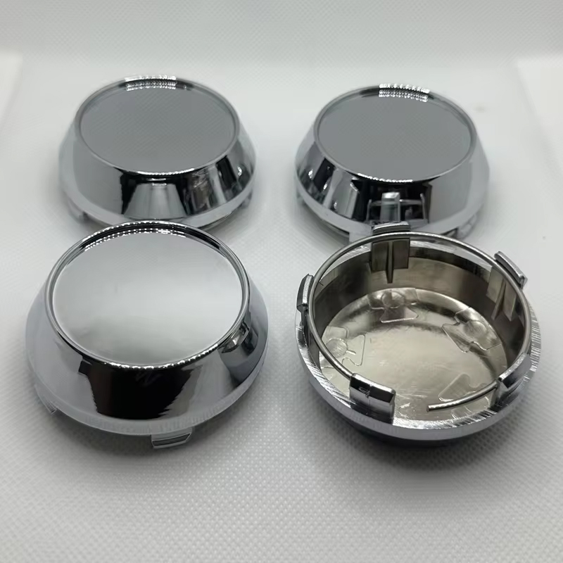 4 st/set 60mm bilfälgar centrumkåpor fälg navkåpor dammtäta skydd hjul bildäck fälgar tillbehör: Choklad
