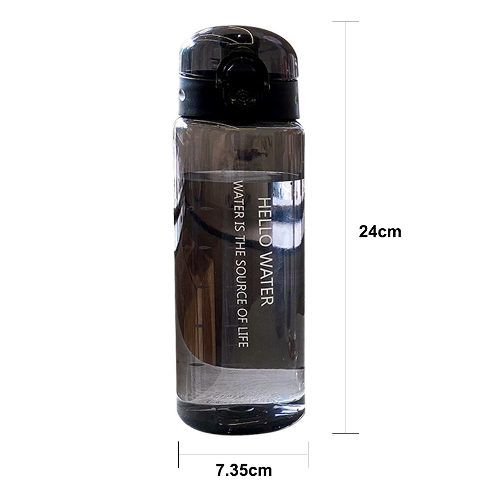 Water Fles Sport 780Ml Plastic Draagbare Fles Water Voor Drinken Thee Mok Outdoor Sport Camping Benodigdheden Koffie Keuken Gereedschap