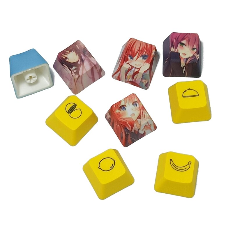 Diy-mechanische tastatur, pbt-oem-profil, richtung  r4 , esc-tastenkappe, fünfseitig farbsublimierte tastenkappe für cherry mx-schalter