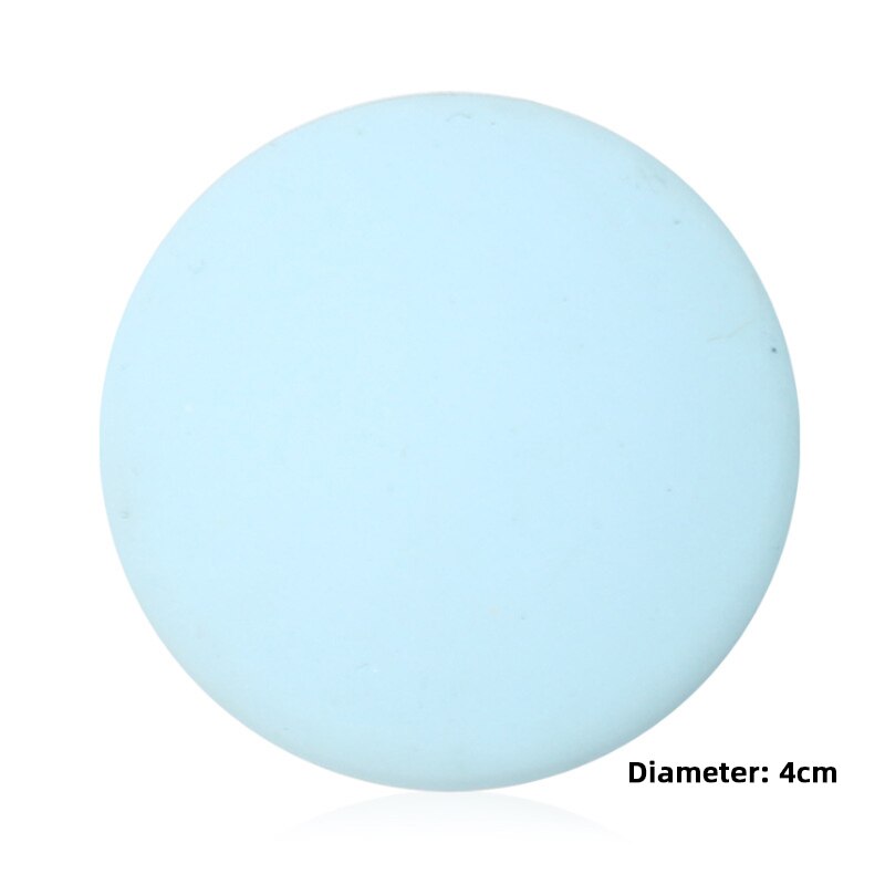 Deurstopper Deurknop Rubber Fender Lock Beschermende Pad Deur Crash Pad Muur Protector Shockproof Deurklink Stop Zelfklevende: Blauw / 2pcs