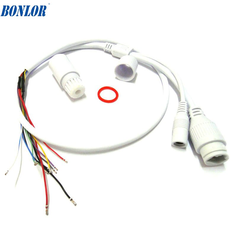(10 stücke) Wasserdichte POE LAN kabel für CCTV IP kamera bord modul mit nasser anschluss Für Freies