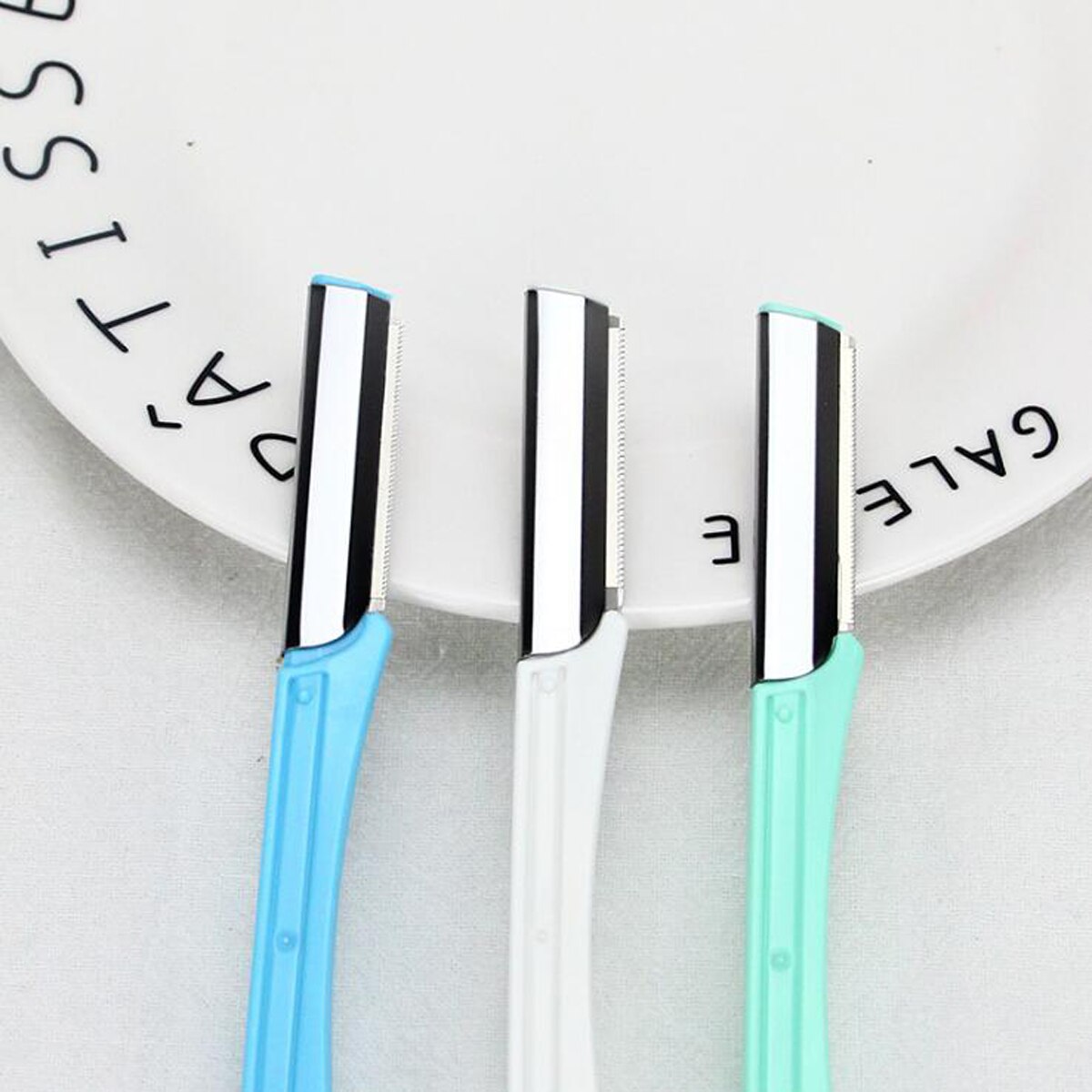 3pcs/set Eyebrow Trimmer Safe Mini Makeup Knife Blade Shaver Eyebrow Razor Facial Hair Remover Tool