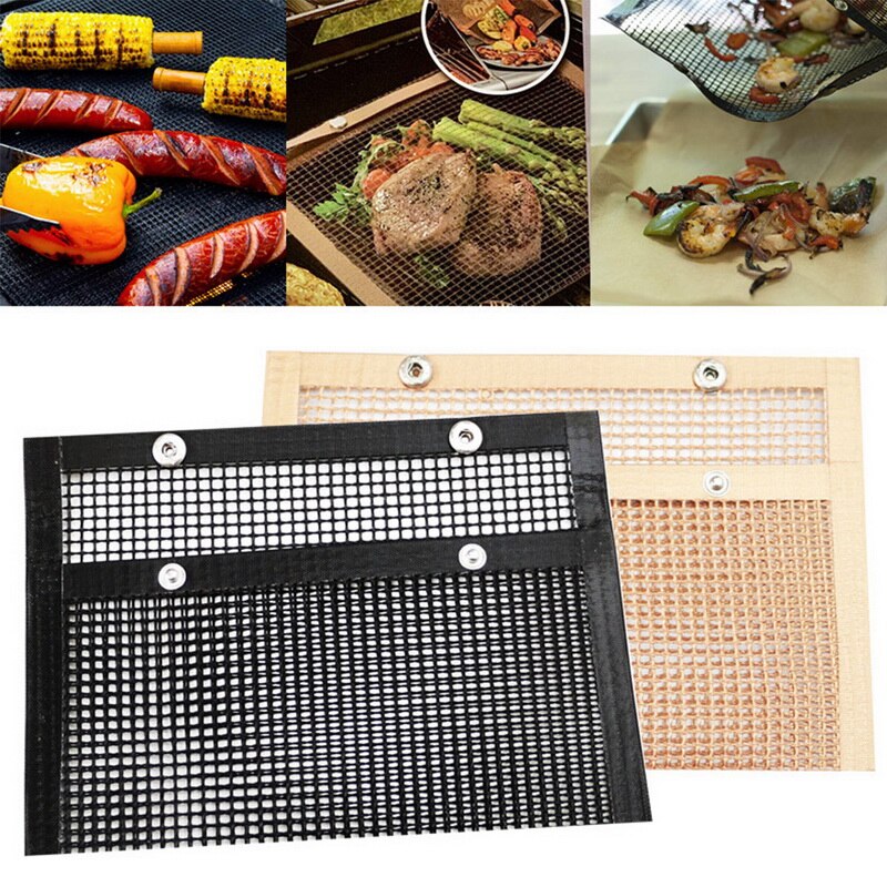 Bbq Grill Mesh Mat Non Stick Hittebestendige Barbecue Grill Sheet Liner