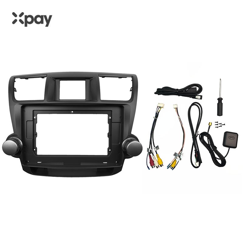 XPAY 10.1inch 2din car radio dashboard For Toyota Highlander 2 2007