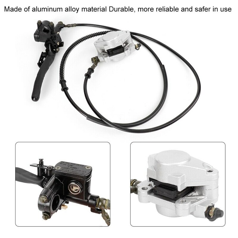 Hydraulic Rear Disc Brake Caliper System+Pads for Quad Dirt Bike ATV 150Cc 250Cc