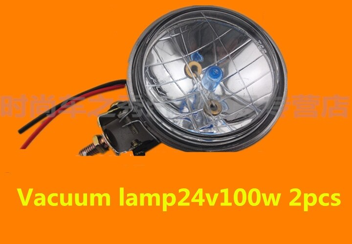 12V24V car super bright spotlight off-road car large truck xenon vacuum lamp xenon spotlight retrofit high accessories: 24v100w 2pcs