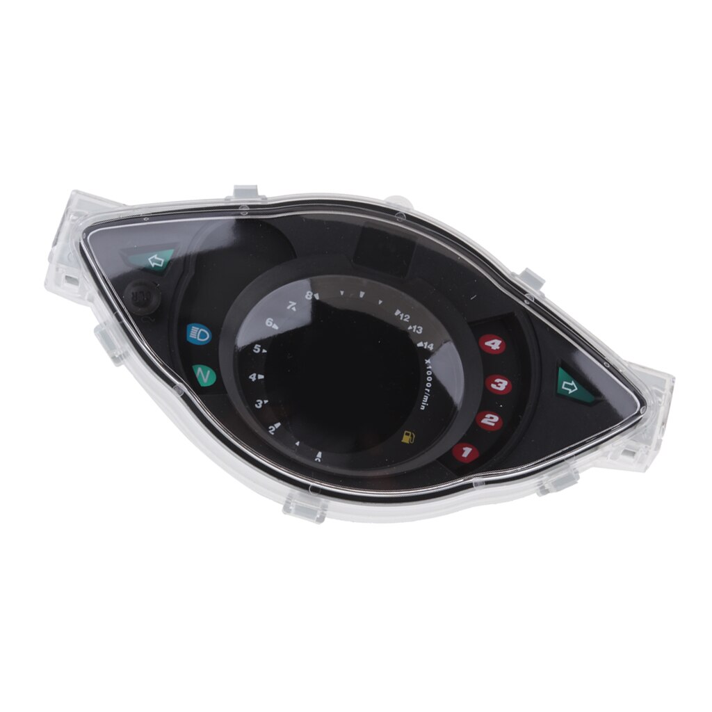 Motorfiets Digitale Motor Tach Urenteller Toerenteller Gauge Inductieve Display Voor Motorfiets Motor Marine Dc 12V Batterij