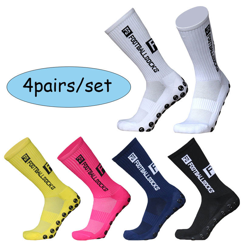 FS Football Socks Non-slip Silicone Bottom Compressed Breathable Grip soccer socks Baseball Socks Men Women