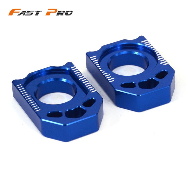 Motosiklet CNC arka zincir ayarlayıcı aks bloğu için YAMAHA YZ125 YZ250 YZ250F YZ450F YZ250X YZ250FX WR250F WR450F WR250R WR250X