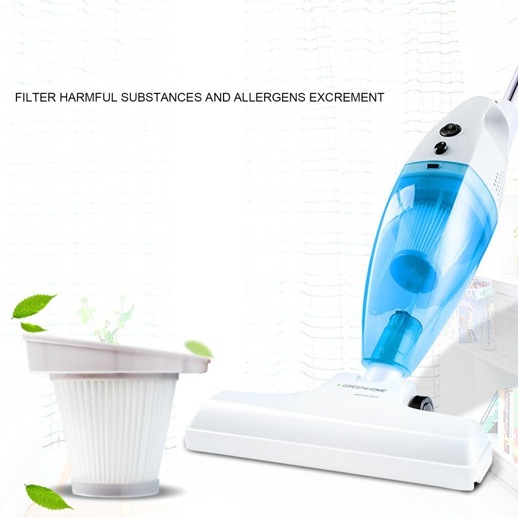 Ultra Quiet Mini Rod Vacuum Cleaner Portable 2-in-1 Dust Collector High Power Home Aspirator Handheld Mites Killing Device