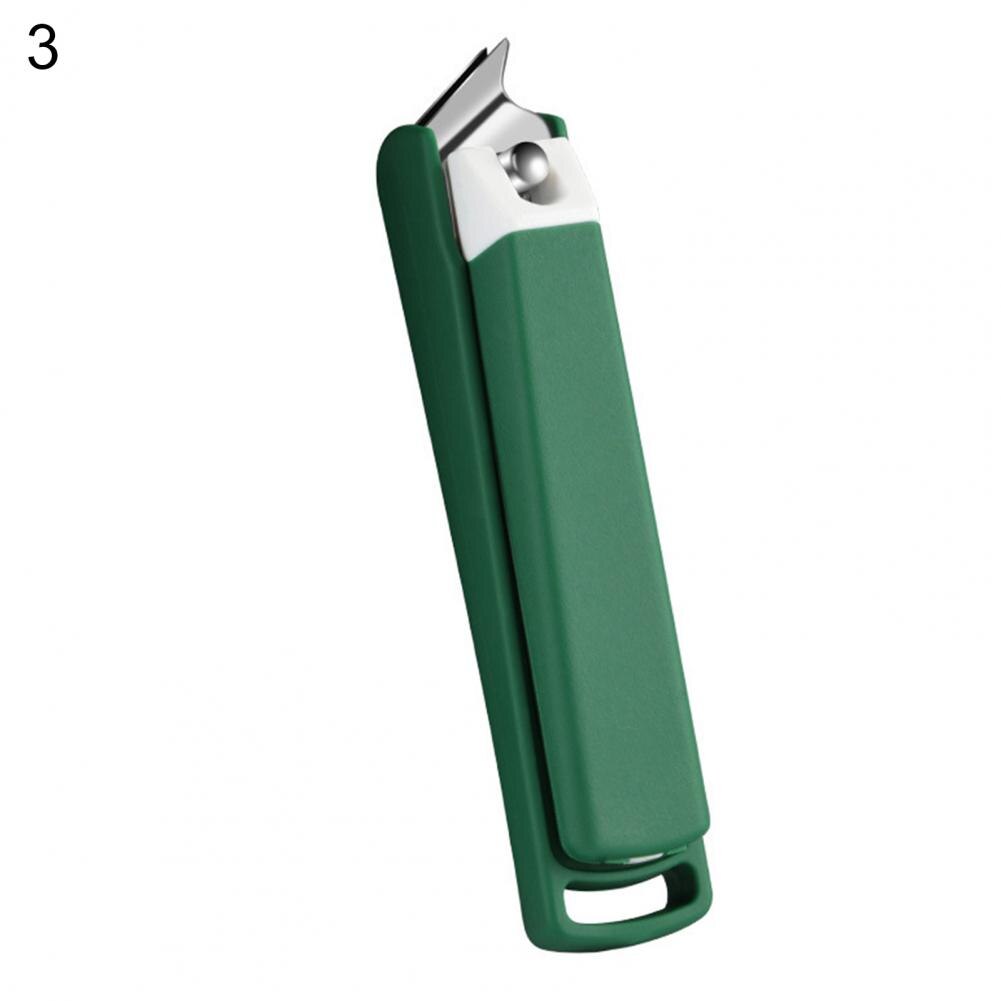 Nagel Cutter L-förmigen Seite Hafen Nagel Pflege Werkzeug Tragbare Praktische Langlebige Nagel Haarschneidemaschine Nagel Haarschneidemaschine für freundlicher:  Grün 3