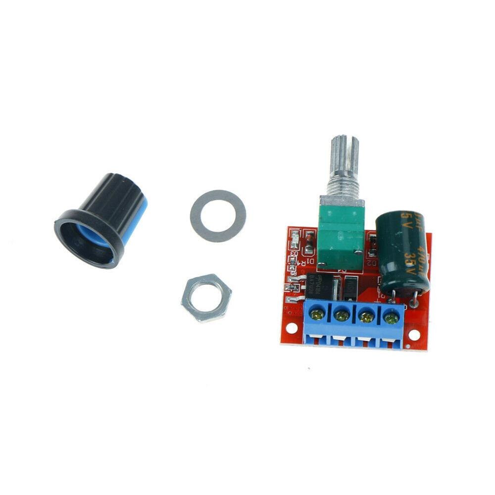 DC 5V 12V PWM DC Motor Speed Controller LED Dimmer Control Adjustable Variable Speed Control Stepless Speed Regulator Governor