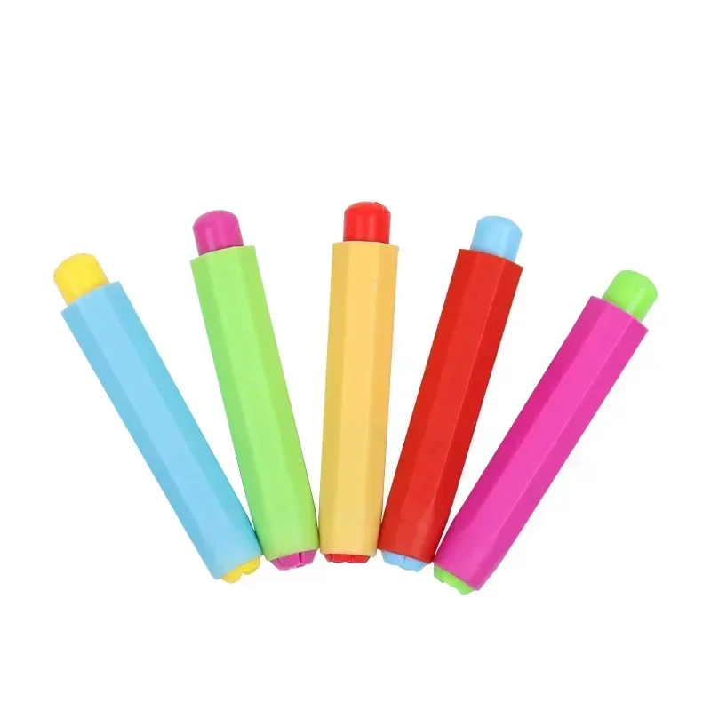 4/6/12pcs Dust Free Solid Water Chalk Non-toxic Blackboard Whiteboard Drawing Pens Colorful Chalk Markers School Office Supplies: PURPLE
