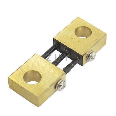 FC-1 200A Current 75mV Voltage Gold Tone Metal Splitter