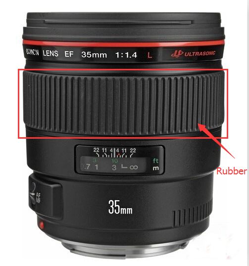 LENS Focus Grip Rubber Ring Replacement and Original For Canon EF 35mm 35 F1.4 lens Repair Part (gen1)